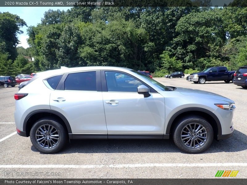 Sonic Silver Metallic / Black 2020 Mazda CX-5 Touring AWD