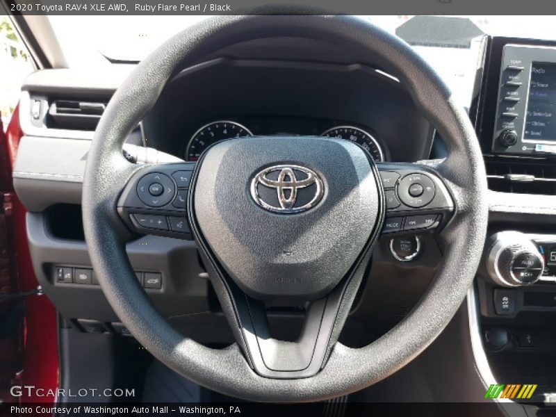 Ruby Flare Pearl / Black 2020 Toyota RAV4 XLE AWD