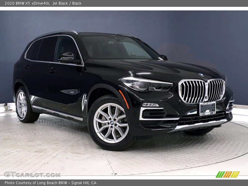 Jet Black / Black 2020 BMW X5 xDrive40i