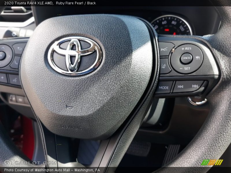 Ruby Flare Pearl / Black 2020 Toyota RAV4 XLE AWD