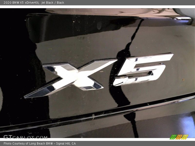 Jet Black / Black 2020 BMW X5 xDrive40i