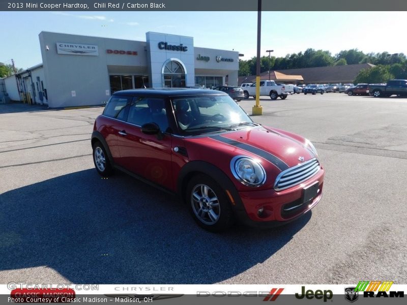 Chili Red / Carbon Black 2013 Mini Cooper Hardtop