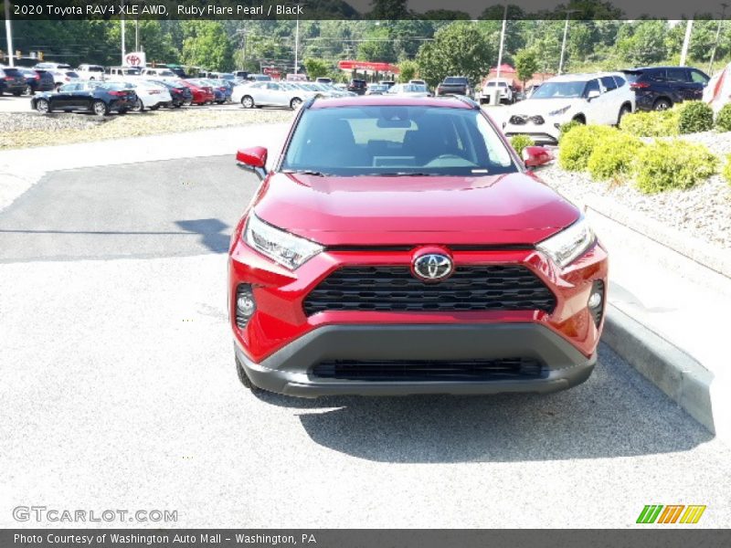 Ruby Flare Pearl / Black 2020 Toyota RAV4 XLE AWD