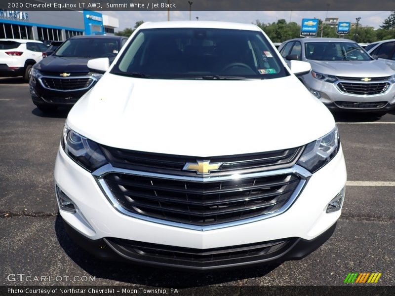 Summit White / Jet Black 2020 Chevrolet Equinox LT AWD