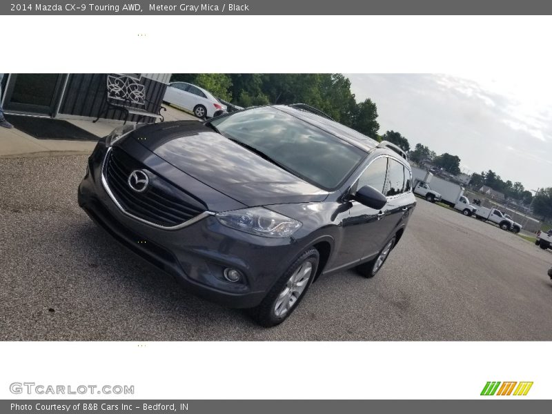 Meteor Gray Mica / Black 2014 Mazda CX-9 Touring AWD