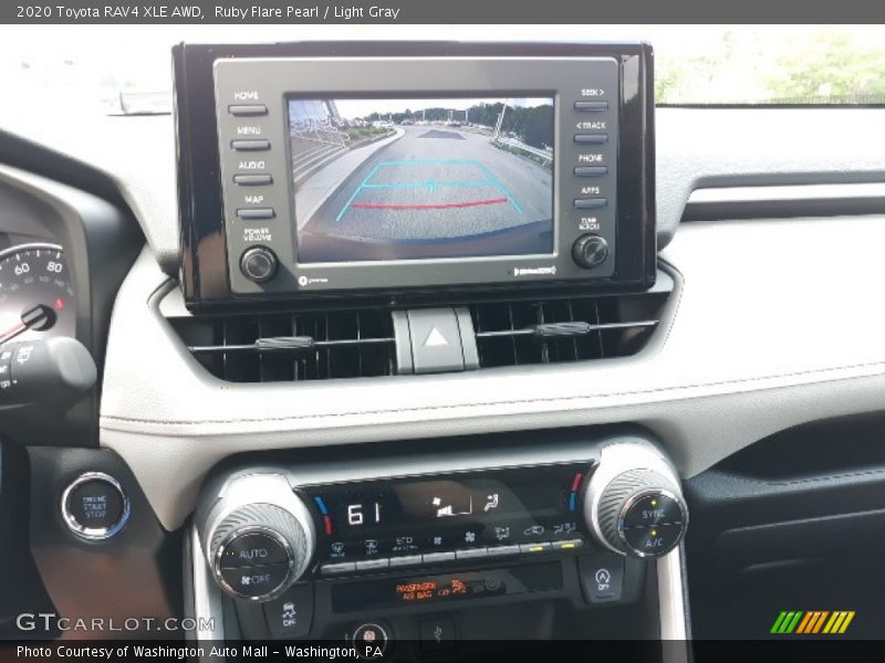 Ruby Flare Pearl / Light Gray 2020 Toyota RAV4 XLE AWD