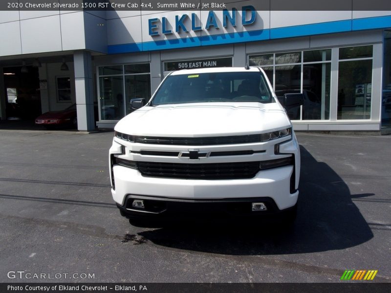 Summit White / Jet Black 2020 Chevrolet Silverado 1500 RST Crew Cab 4x4