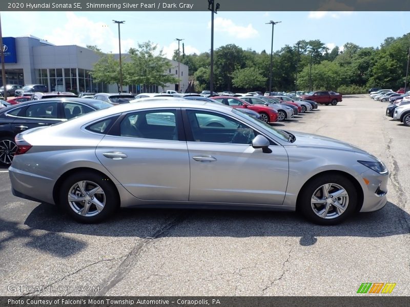 Shimmering Silver Pearl / Dark Gray 2020 Hyundai Sonata SE