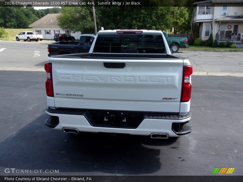Summit White / Jet Black 2020 Chevrolet Silverado 1500 RST Crew Cab 4x4