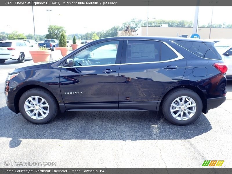 Midnight Blue Metallic / Jet Black 2020 Chevrolet Equinox LT AWD