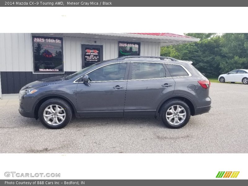 Meteor Gray Mica / Black 2014 Mazda CX-9 Touring AWD