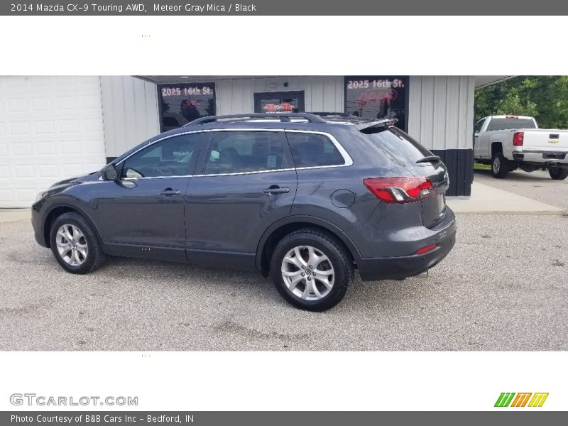 Meteor Gray Mica / Black 2014 Mazda CX-9 Touring AWD