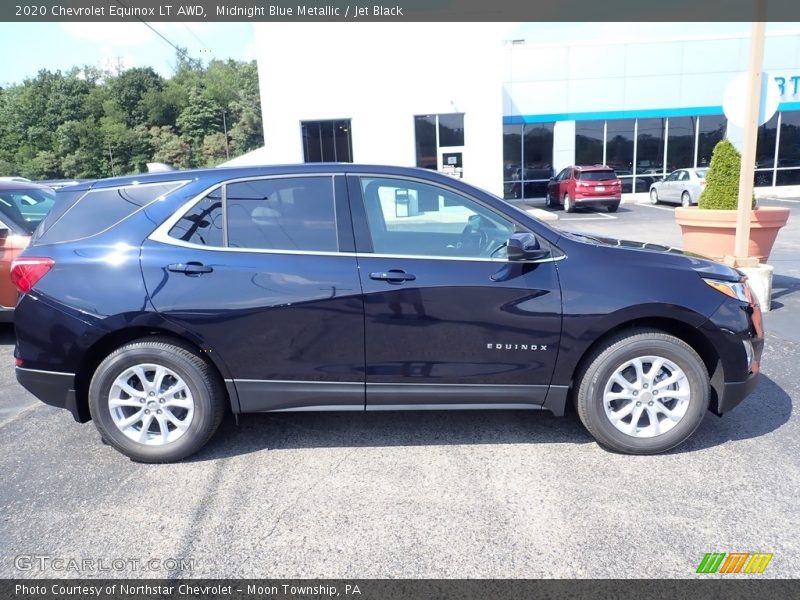 Midnight Blue Metallic / Jet Black 2020 Chevrolet Equinox LT AWD