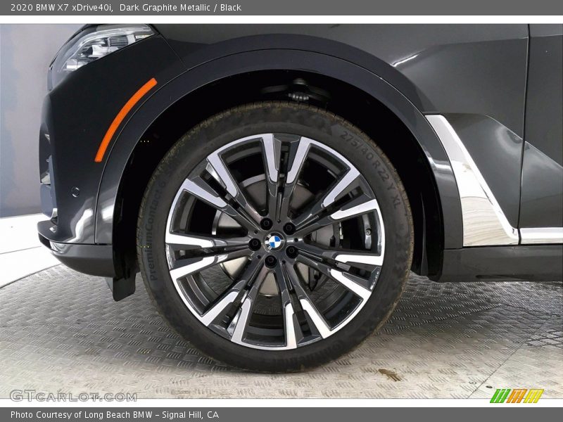 Dark Graphite Metallic / Black 2020 BMW X7 xDrive40i
