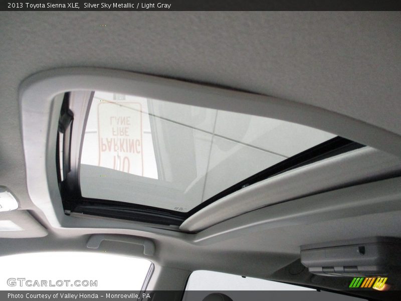 Silver Sky Metallic / Light Gray 2013 Toyota Sienna XLE