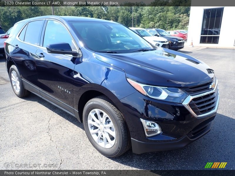Midnight Blue Metallic / Jet Black 2020 Chevrolet Equinox LT AWD