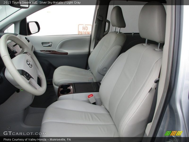 Silver Sky Metallic / Light Gray 2013 Toyota Sienna XLE