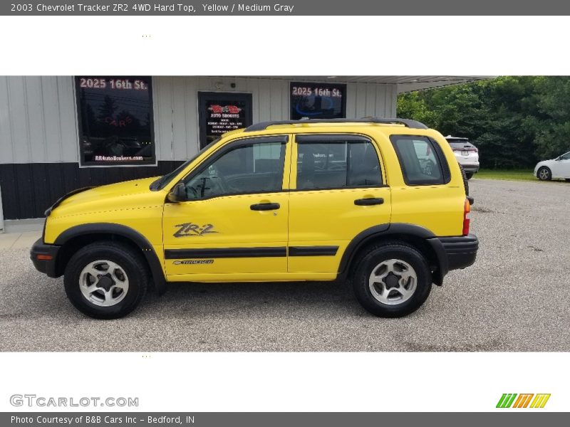  2003 Tracker ZR2 4WD Hard Top Yellow