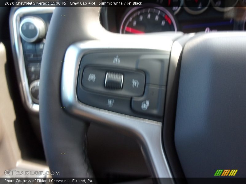 Summit White / Jet Black 2020 Chevrolet Silverado 1500 RST Crew Cab 4x4