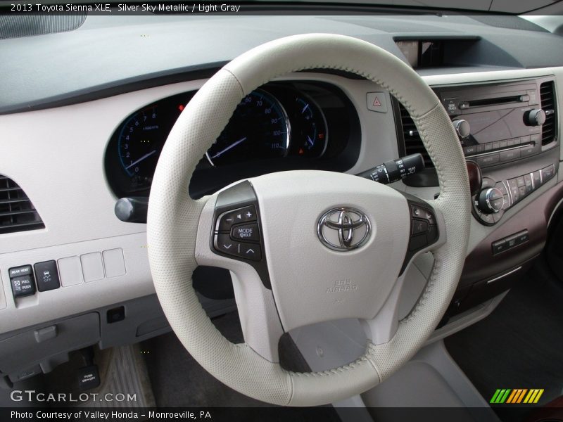Silver Sky Metallic / Light Gray 2013 Toyota Sienna XLE