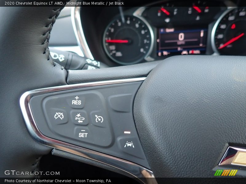 Midnight Blue Metallic / Jet Black 2020 Chevrolet Equinox LT AWD