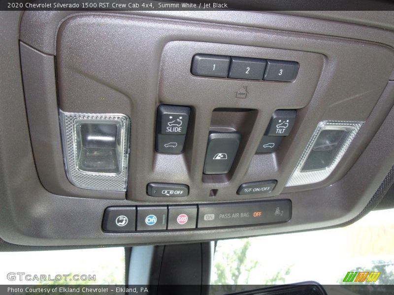 Summit White / Jet Black 2020 Chevrolet Silverado 1500 RST Crew Cab 4x4