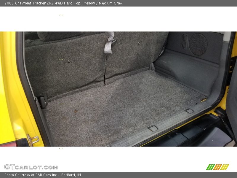  2003 Tracker ZR2 4WD Hard Top Trunk
