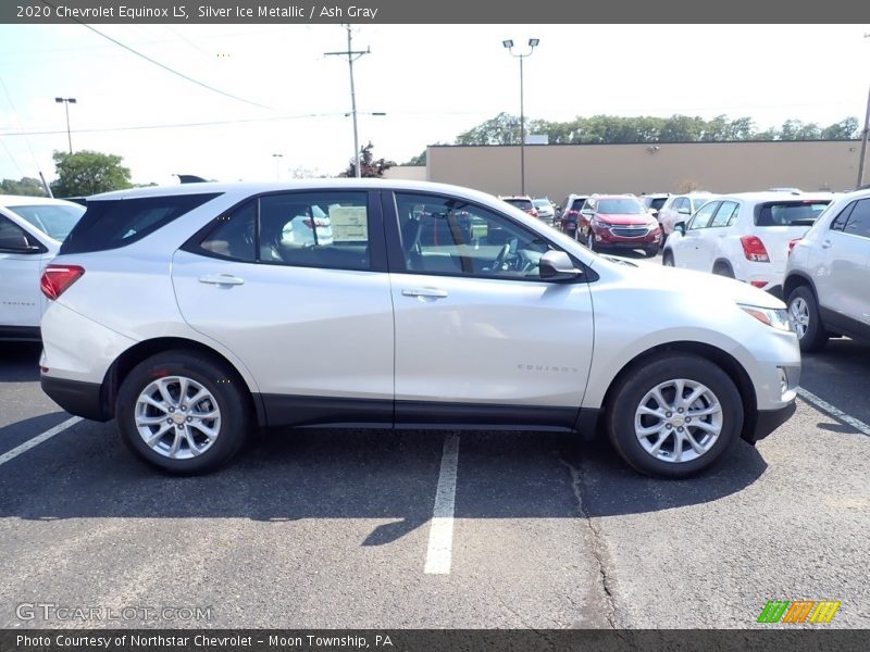 Silver Ice Metallic / Ash Gray 2020 Chevrolet Equinox LS