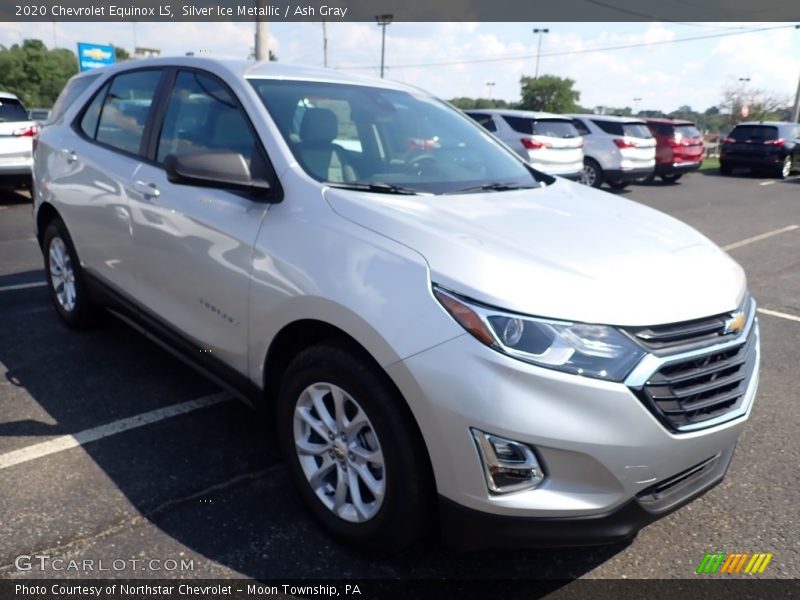 Silver Ice Metallic / Ash Gray 2020 Chevrolet Equinox LS