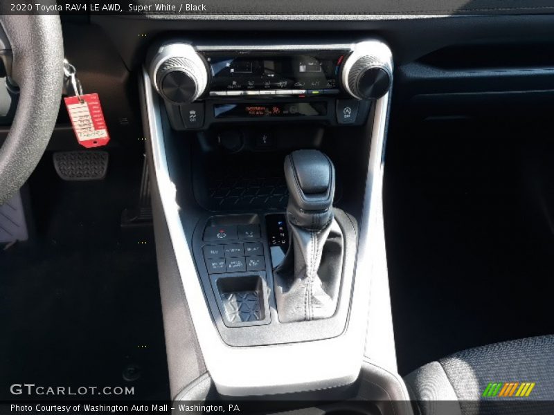 Super White / Black 2020 Toyota RAV4 LE AWD