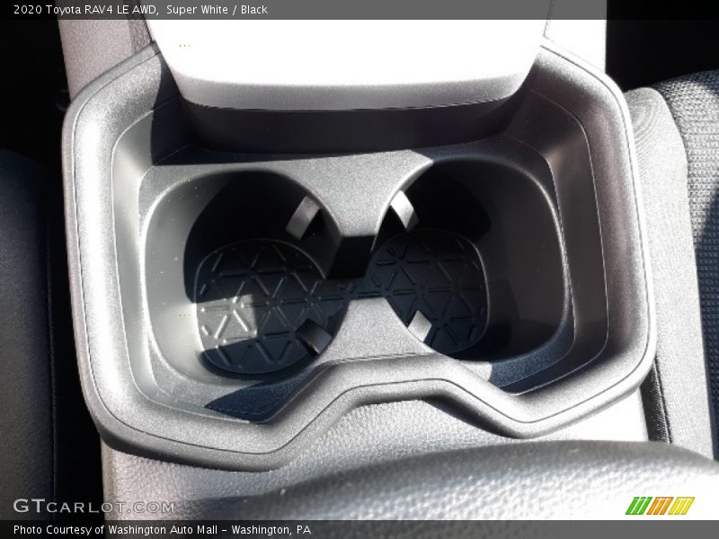 Super White / Black 2020 Toyota RAV4 LE AWD