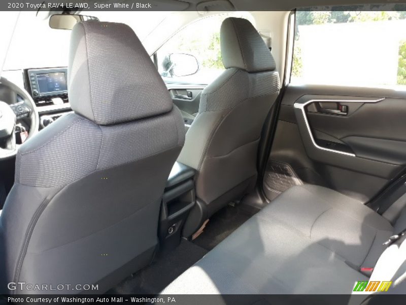 Super White / Black 2020 Toyota RAV4 LE AWD