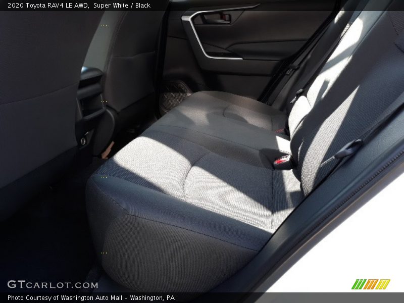 Super White / Black 2020 Toyota RAV4 LE AWD