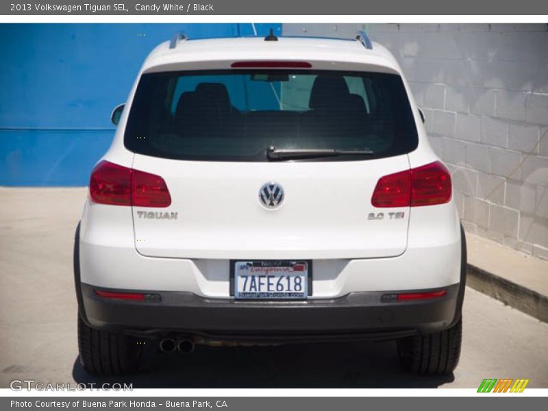 Candy White / Black 2013 Volkswagen Tiguan SEL