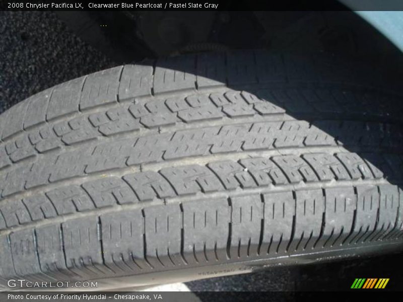 Clearwater Blue Pearlcoat / Pastel Slate Gray 2008 Chrysler Pacifica LX