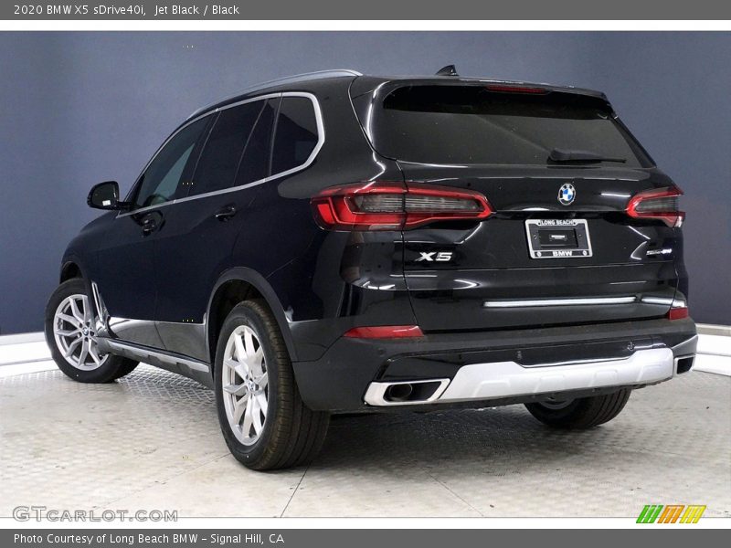 Jet Black / Black 2020 BMW X5 sDrive40i