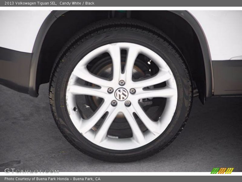 Candy White / Black 2013 Volkswagen Tiguan SEL