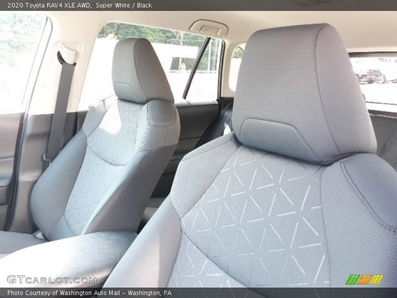 Super White / Black 2020 Toyota RAV4 XLE AWD