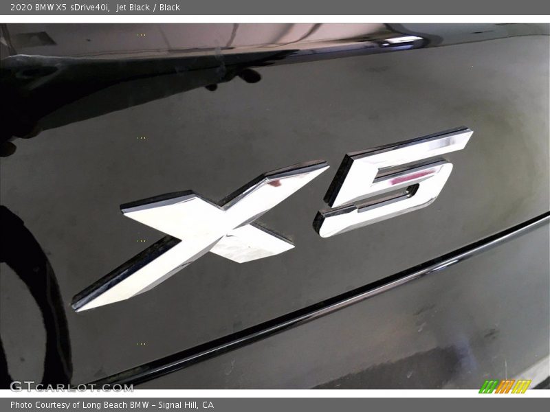 Jet Black / Black 2020 BMW X5 sDrive40i