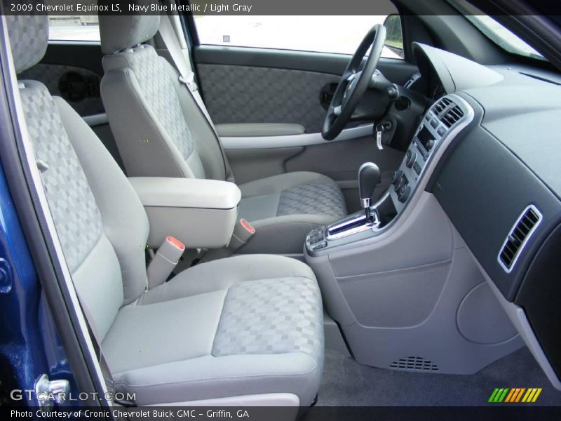Navy Blue Metallic / Light Gray 2009 Chevrolet Equinox LS
