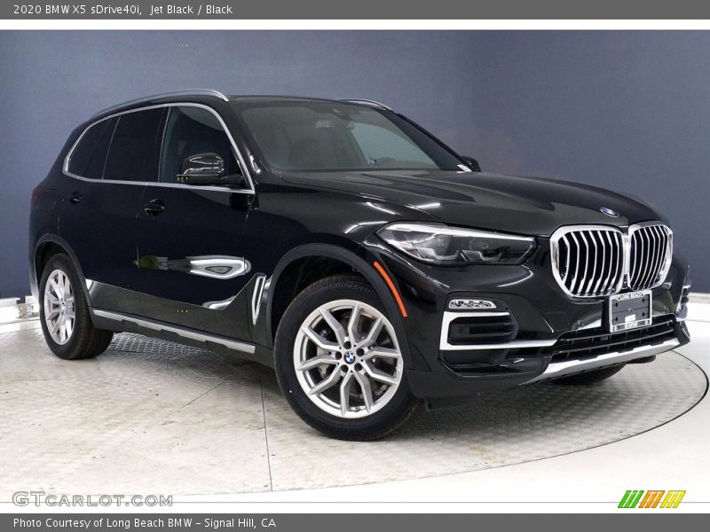 Jet Black / Black 2020 BMW X5 sDrive40i
