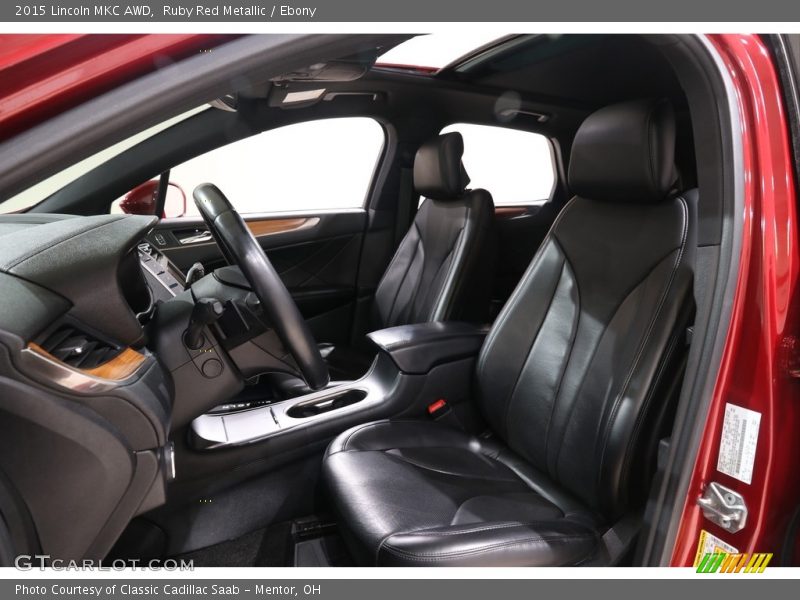 Ruby Red Metallic / Ebony 2015 Lincoln MKC AWD