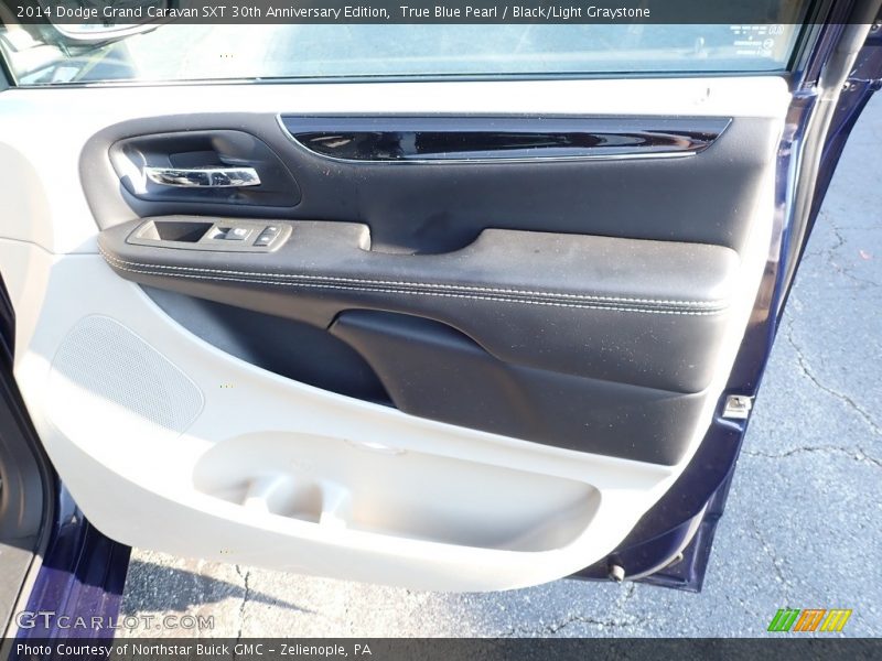 True Blue Pearl / Black/Light Graystone 2014 Dodge Grand Caravan SXT 30th Anniversary Edition