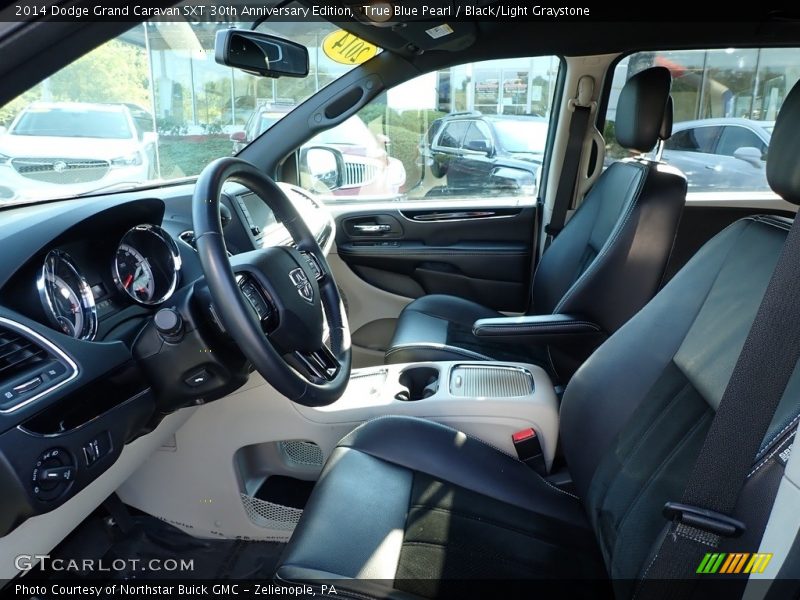 True Blue Pearl / Black/Light Graystone 2014 Dodge Grand Caravan SXT 30th Anniversary Edition