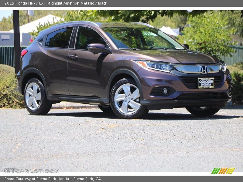 Midnight Amethyst Metallic / Black 2019 Honda HR-V EX