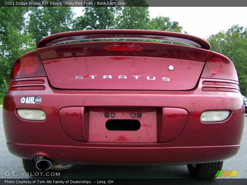 Ruby Red Pearl / Black/Light Gray 2001 Dodge Stratus R/T Coupe