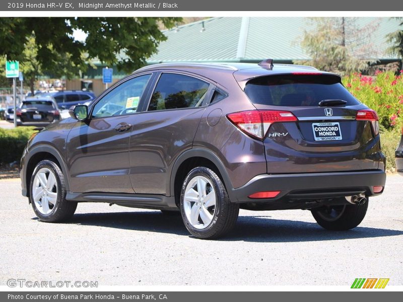 Midnight Amethyst Metallic / Black 2019 Honda HR-V EX