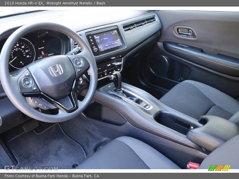Midnight Amethyst Metallic / Black 2019 Honda HR-V EX