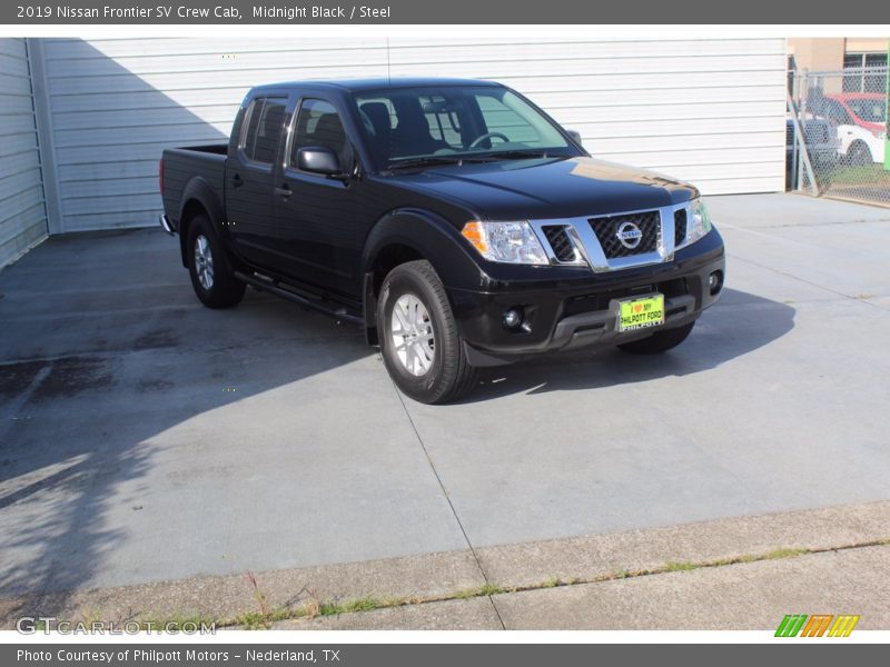 Midnight Black / Steel 2019 Nissan Frontier SV Crew Cab