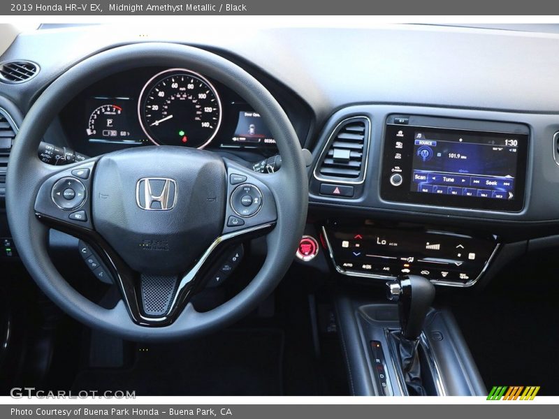 Midnight Amethyst Metallic / Black 2019 Honda HR-V EX